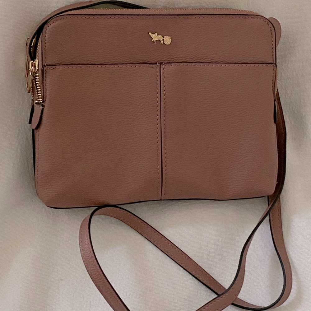 Mathew+Julian Sand Pink Crossbody Bag